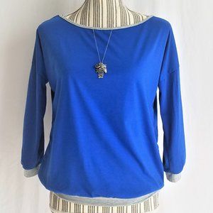 Boat Neck Lightweight Pullover Top
